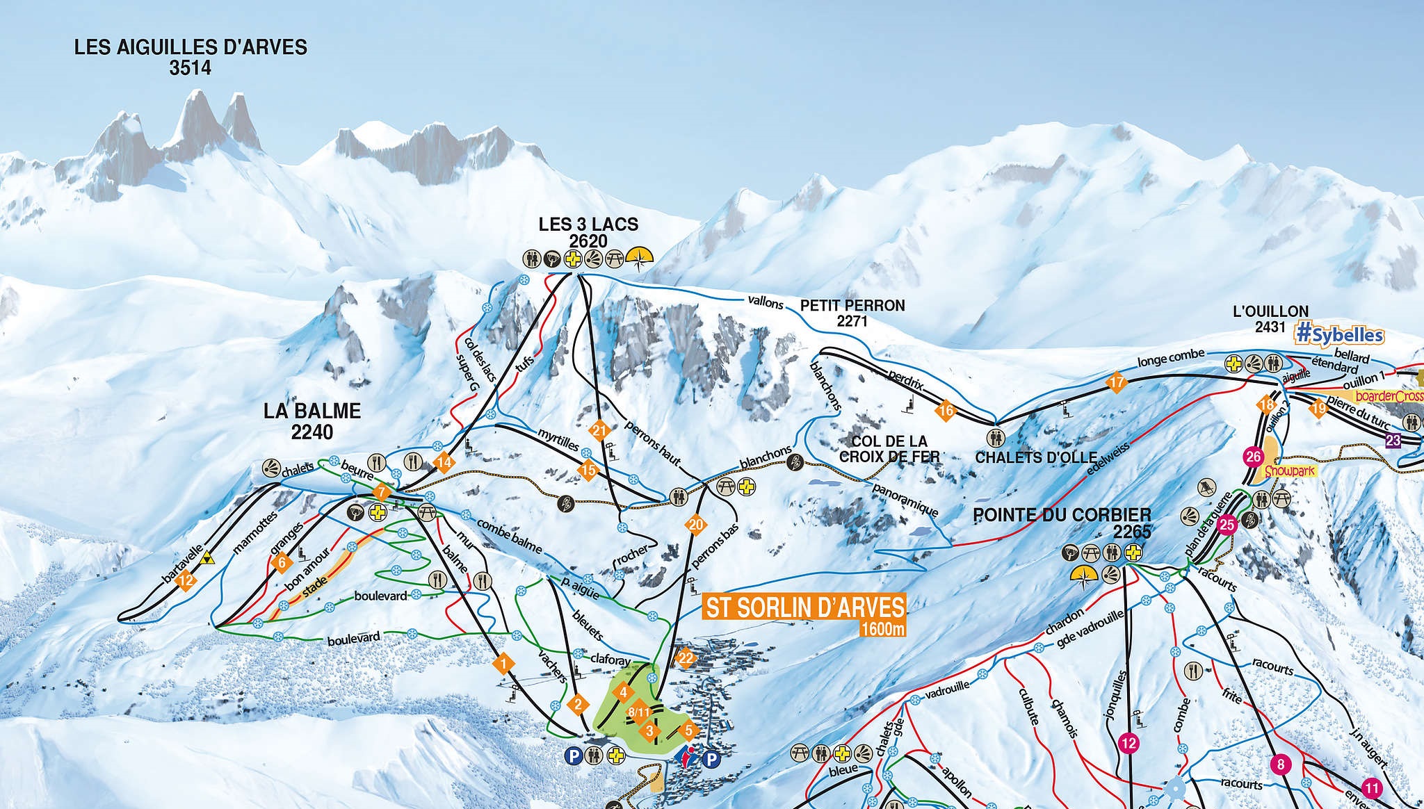 Saint-Sorlin-d'Arves ski resort airport transfers