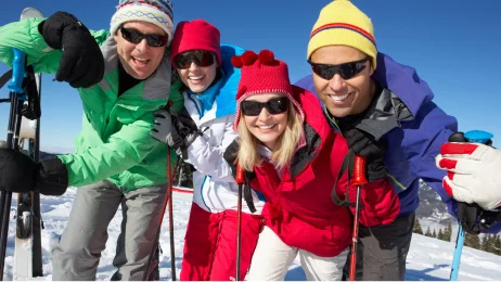 Skiing in France